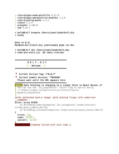 Terminal Output7